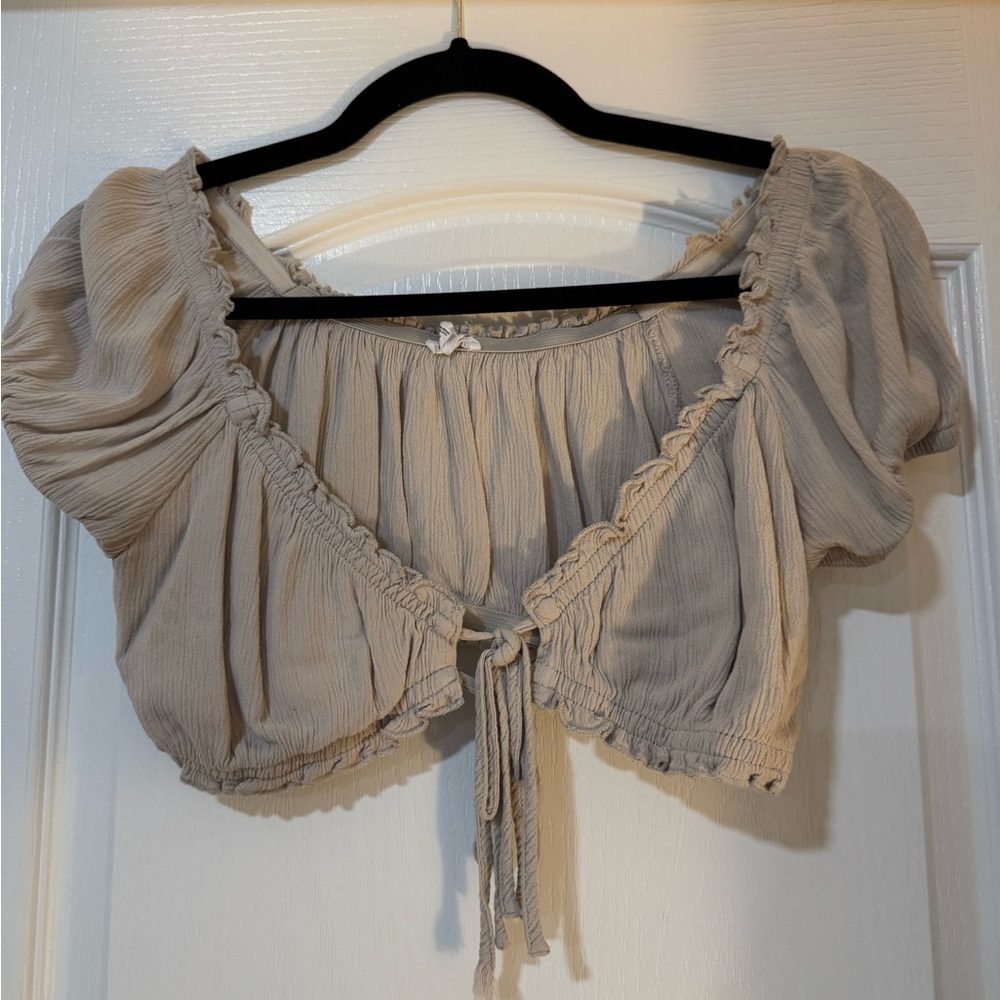 Garage crop top